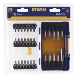 Irwin Schroefbitset Mixed 31-delig. Inclusief Schroefbithouder. In Tough Case. -Irwinga Winkel 123 152