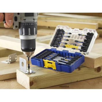 Irwin Impact Pro Schroefbitset Mixed 22-delig. Inclusief Schroefbithouder. In Tough Case. Heavy-duty. 3 Irwin Impact Pro Schroefbitset Mixed 22-delig. Inclusief Schroefbithouder. In Tough Case. Heavy-duty. - Afbeelding 3