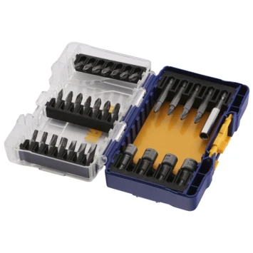 Irwin Schroefbitset Mixed 30-delig. Met Dopsleutels. Inclusief Schroefbithouder. In Tough Case. 1 Irwin Schroefbitset Mixed 30-delig. Met Dopsleutels. Inclusief Schroefbithouder. In Tough Case.