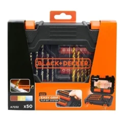 Black & Decker BLACK+DECKER Boren En Bitset 50-delig A7232-XJ -Irwinga Winkel 123 37