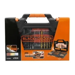 Black & Decker BLACK+DECKER Boren En Bitset 104-delig A7230-XJ -Irwinga Winkel 123 429