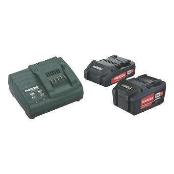 Metabo Basisset 2.0Ah + 4.0Ah 18V Accu's En Lader 1 Metabo Basisset 2.0Ah + 4.0Ah 18V Accu's En Lader