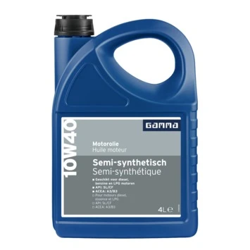 GAMMA Motorolie 10W40 Semi-synthetisch 4 Liter 2 GAMMA Motorolie 10W40 Semi-synthetisch 4 Liter - Afbeelding 2