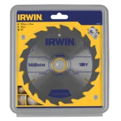 Irwin Cirkelzaagblad Ø165 Mm. Inclusief Reduceerringen Waardoor Geschikt Voor Asgat 16, 20 En 30 Mm, Vertanding 18T -Irwinga Winkel 123 734