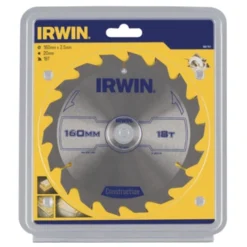 Irwin Cirkelzaagblad Ø160 Mm Met Asgat 20mm, Vertanding 18T -Irwinga Winkel 123 741