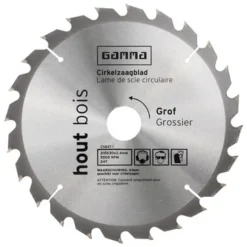GAMMA Zaagblad Hout 210x30/16 Mm 24 Tanden