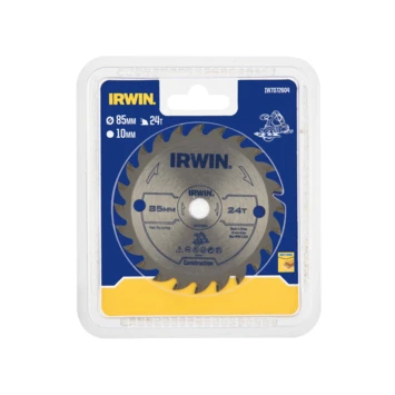 Irwin Cirkelzaagblad Ø85 Mm Met Asgat 10mm, Vertanding 24T 1 Irwin Cirkelzaagblad Ø85 Mm Met Asgat 10mm, Vertanding 24T