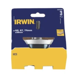 Irwin Gatzag Voor Hout En Gipsplaat. Ø60/67/74 Mm. 30 Mm Diep. 3-delig. -Irwinga Winkel 123 82